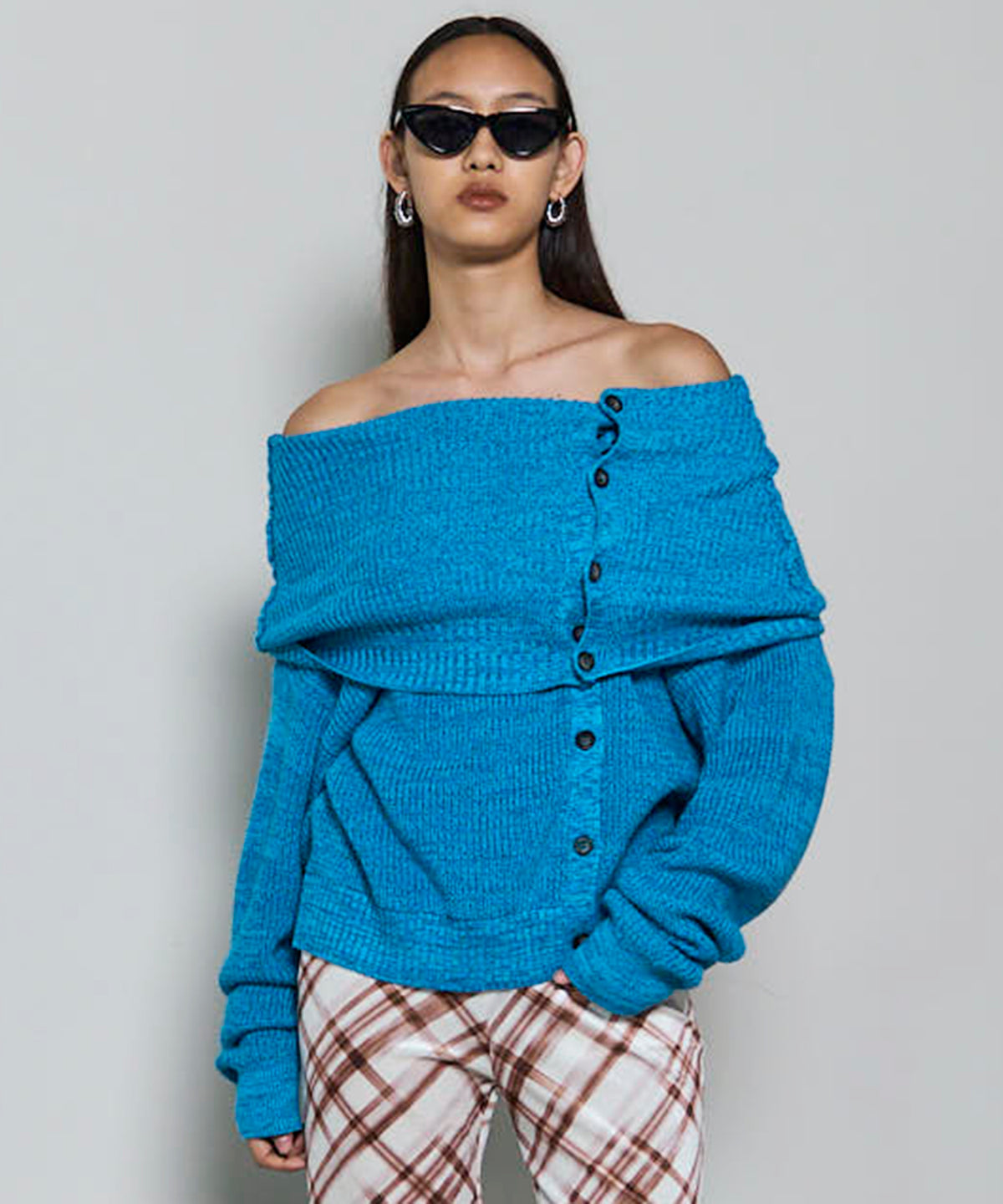 Multiway Off Shoulder Knit Pullover
