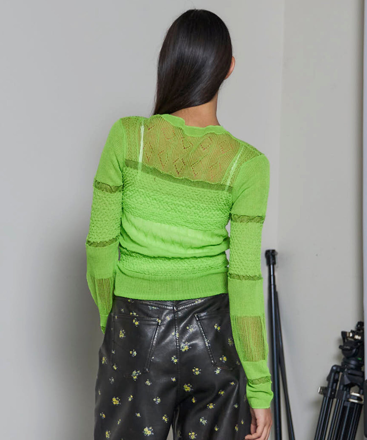 透明的针织套头衫