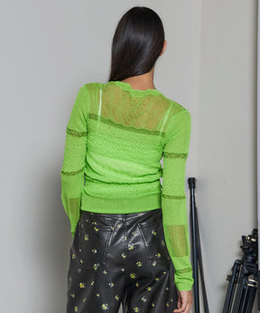 透明的针织套头衫