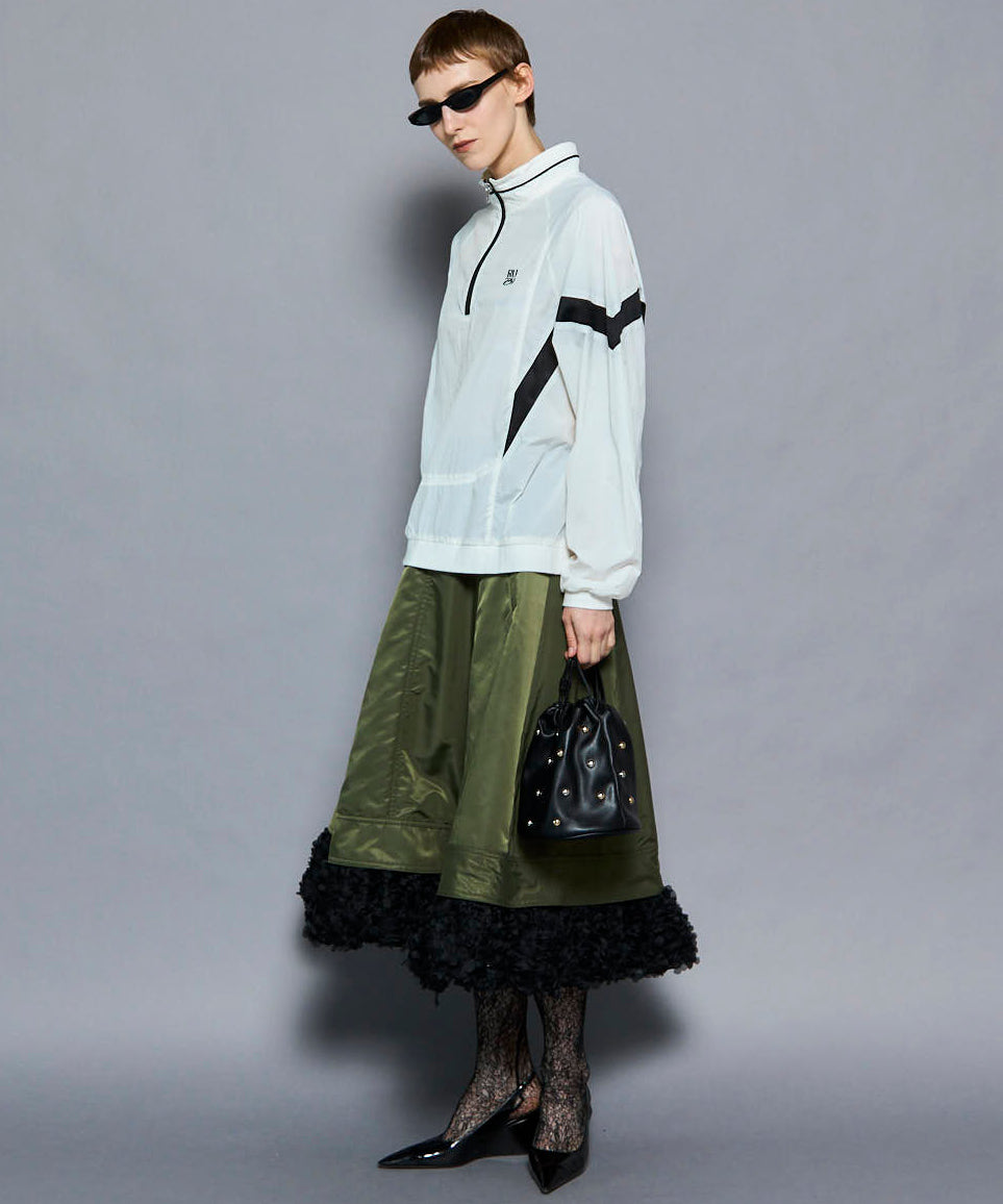 Multi Fabric Drawstring Bag