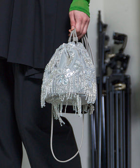 Multi Fabric Drawstring Bag