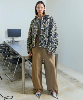 leopard Military Cape Jacket