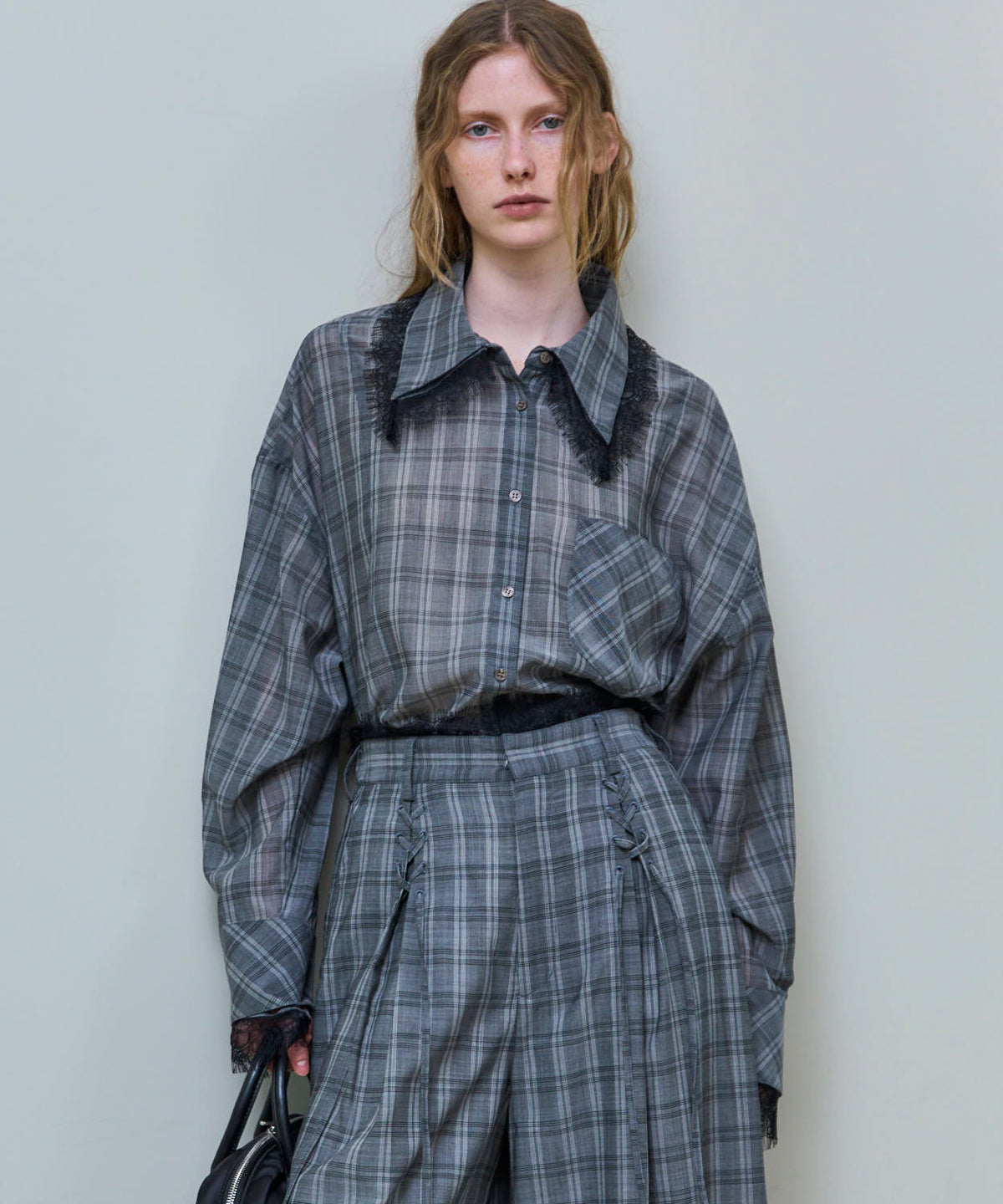 2way Attachment Lace Shirt