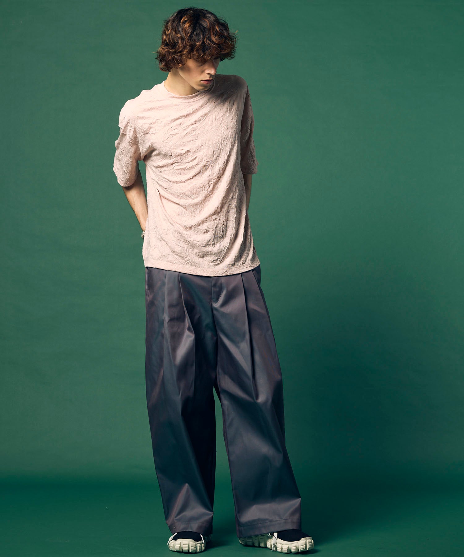 捕获洗衣机处理Prime-Over船员脖子T恤