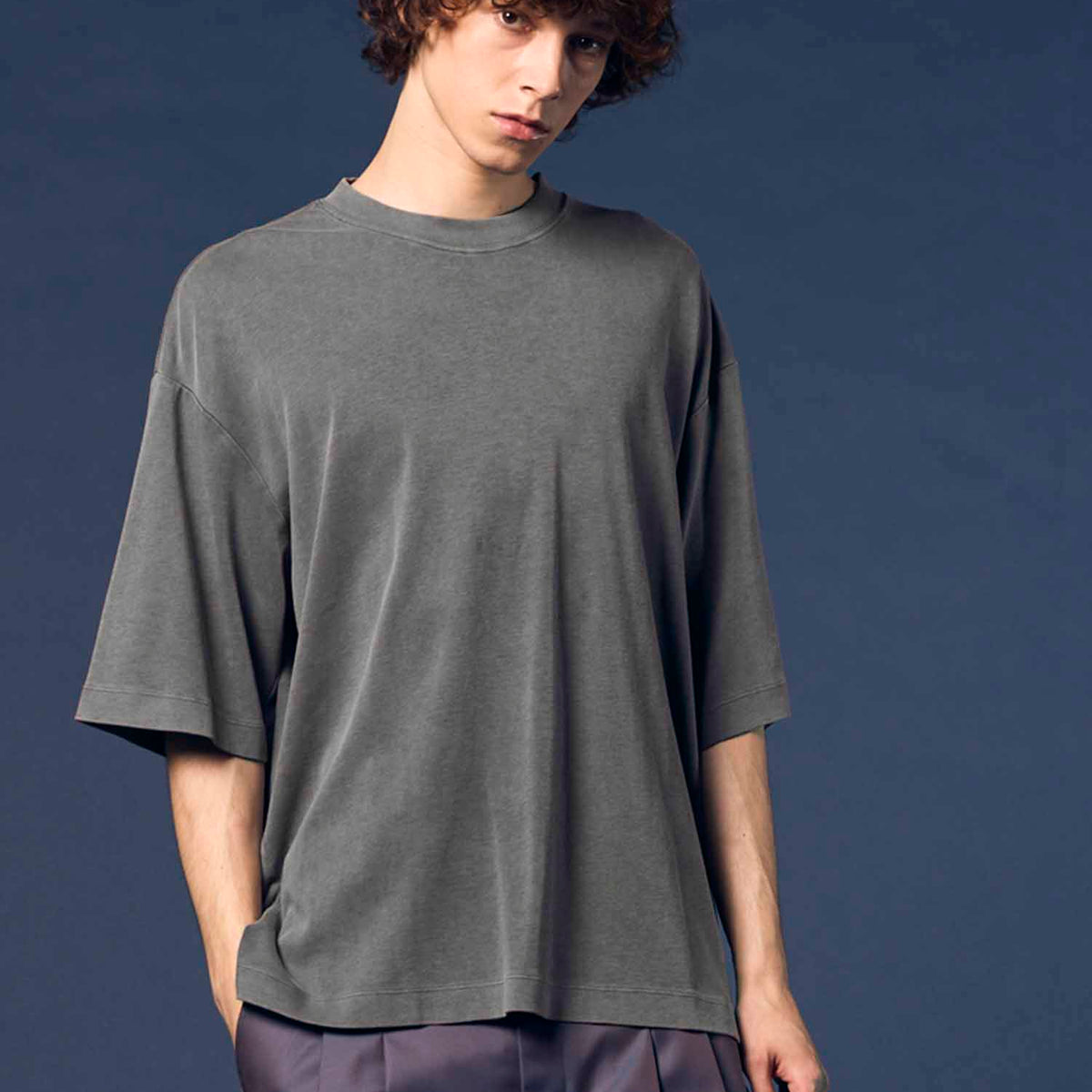 SALE】【EX】プライムオーバーピグメントスムースクルーネックTシャツ