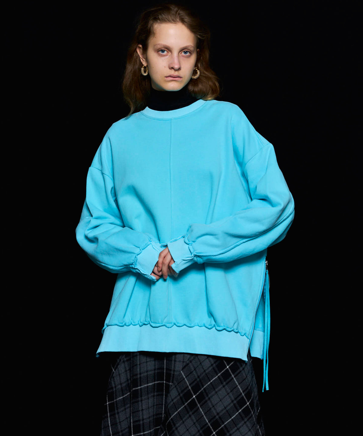 Multiway Zip Oversized Sweatshirt