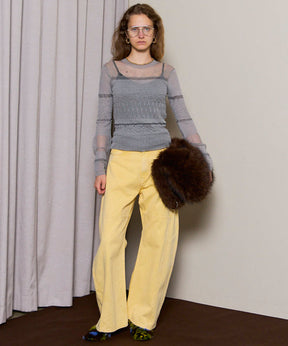 透明的针织套头衫