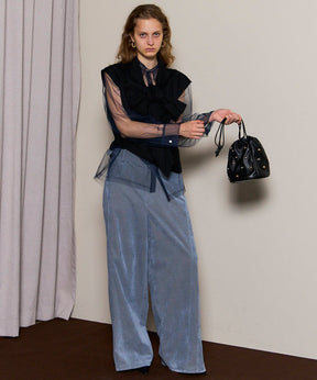 Multi Fabric Drawstring Bag