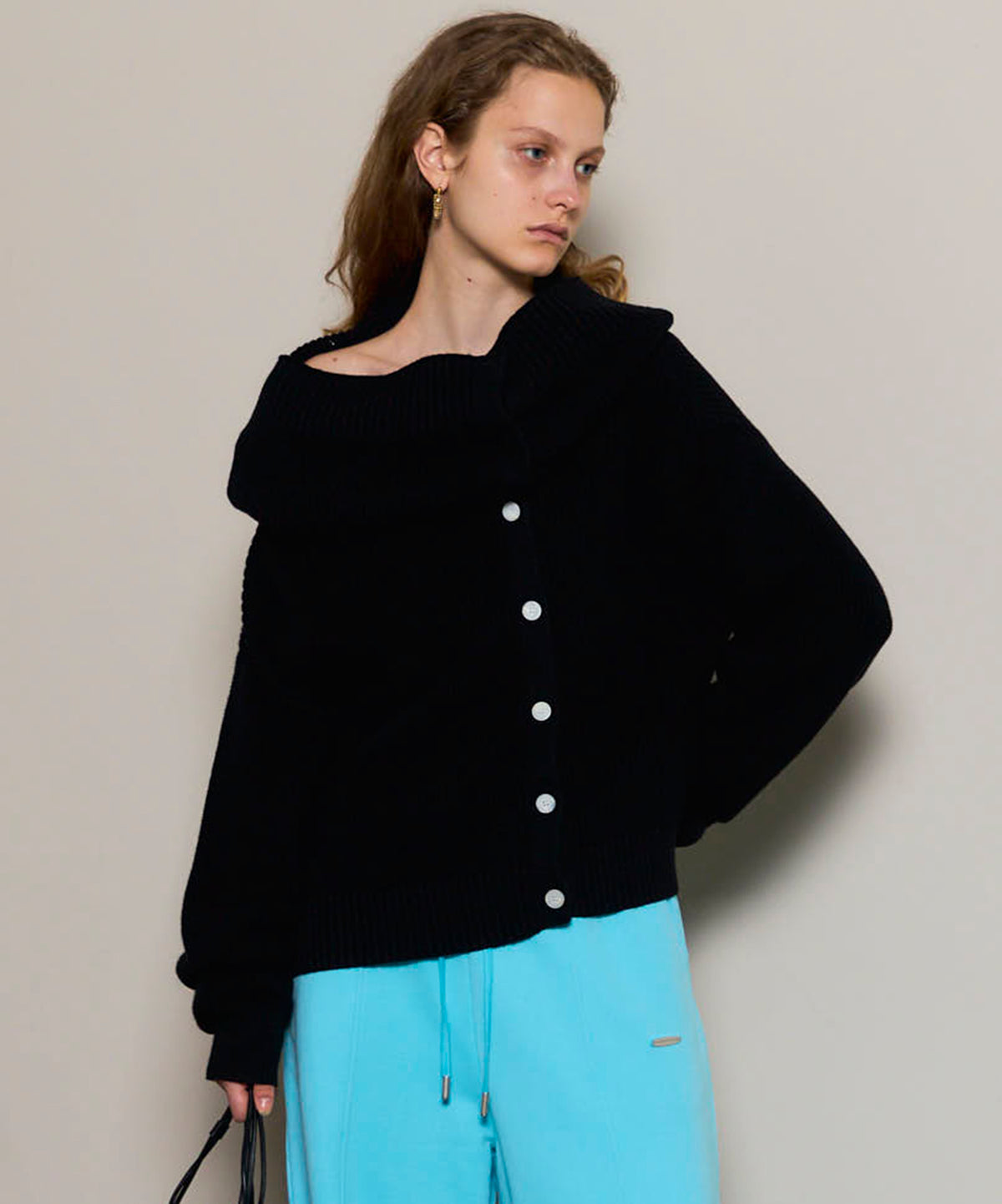 Multiway Off Shoulder Knit Pullover