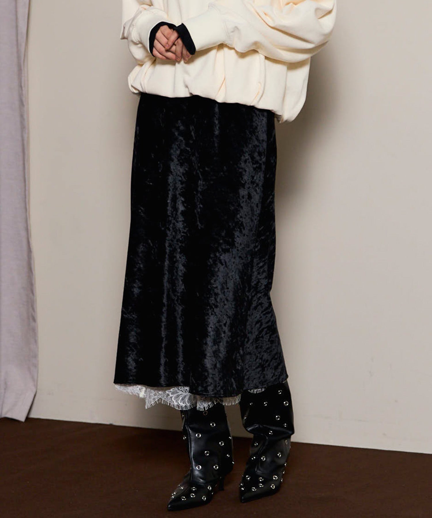 多路Velor美人鱼中心裙