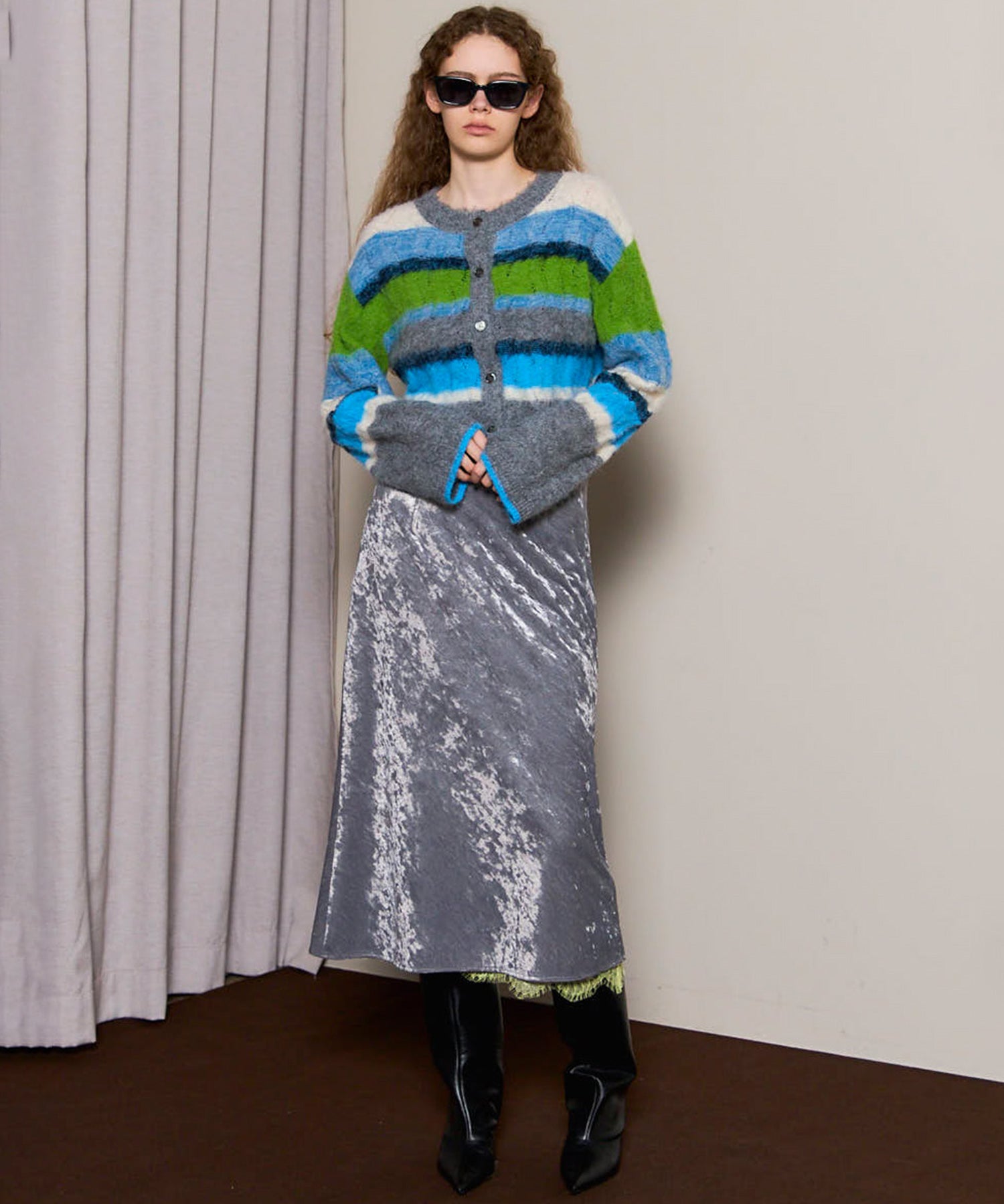 多路Velor美人鱼中心裙