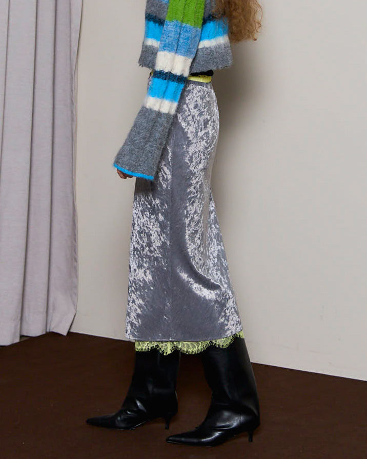 多路Velor美人鱼中心裙