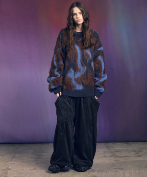 Gradation Short Length Prime-Over V-Neck Knit Pullover