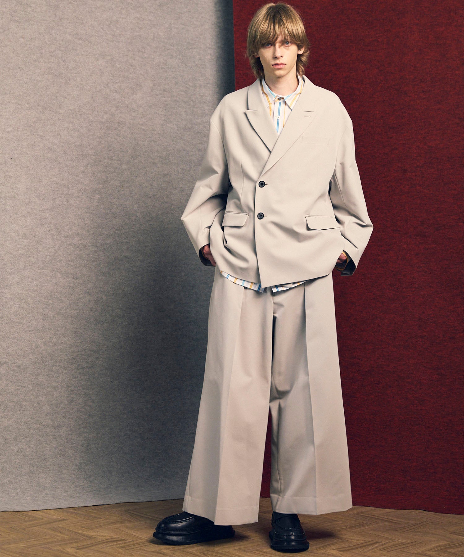 [이탈리아 데드 스톡 패브릭] 프라임 오버 일반 칼라 셔츠