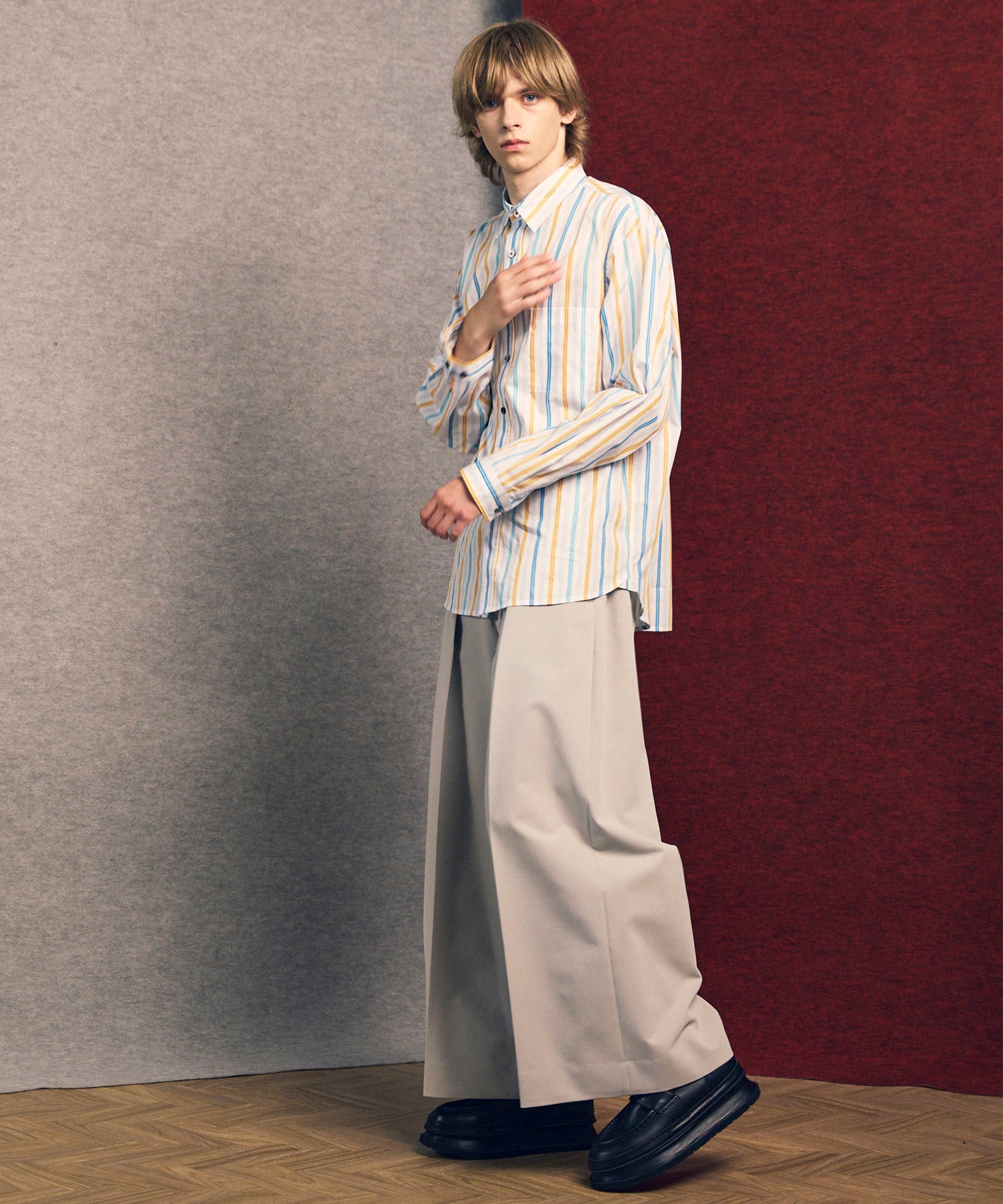 [이탈리아 데드 스톡 패브릭] 프라임 오버 일반 칼라 셔츠