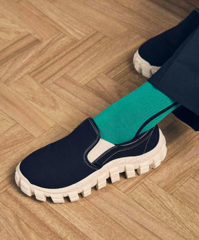 [SPECIAL SHOES FACTORY COLLABORATION] Rattling Sole Low-Cut Shoes