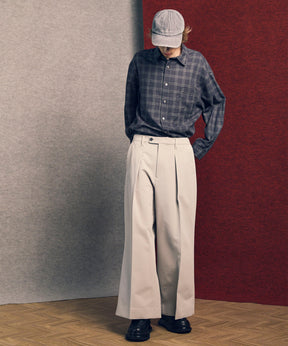 [意大利死库织物] Prime-Over常规衣领衬衫外套