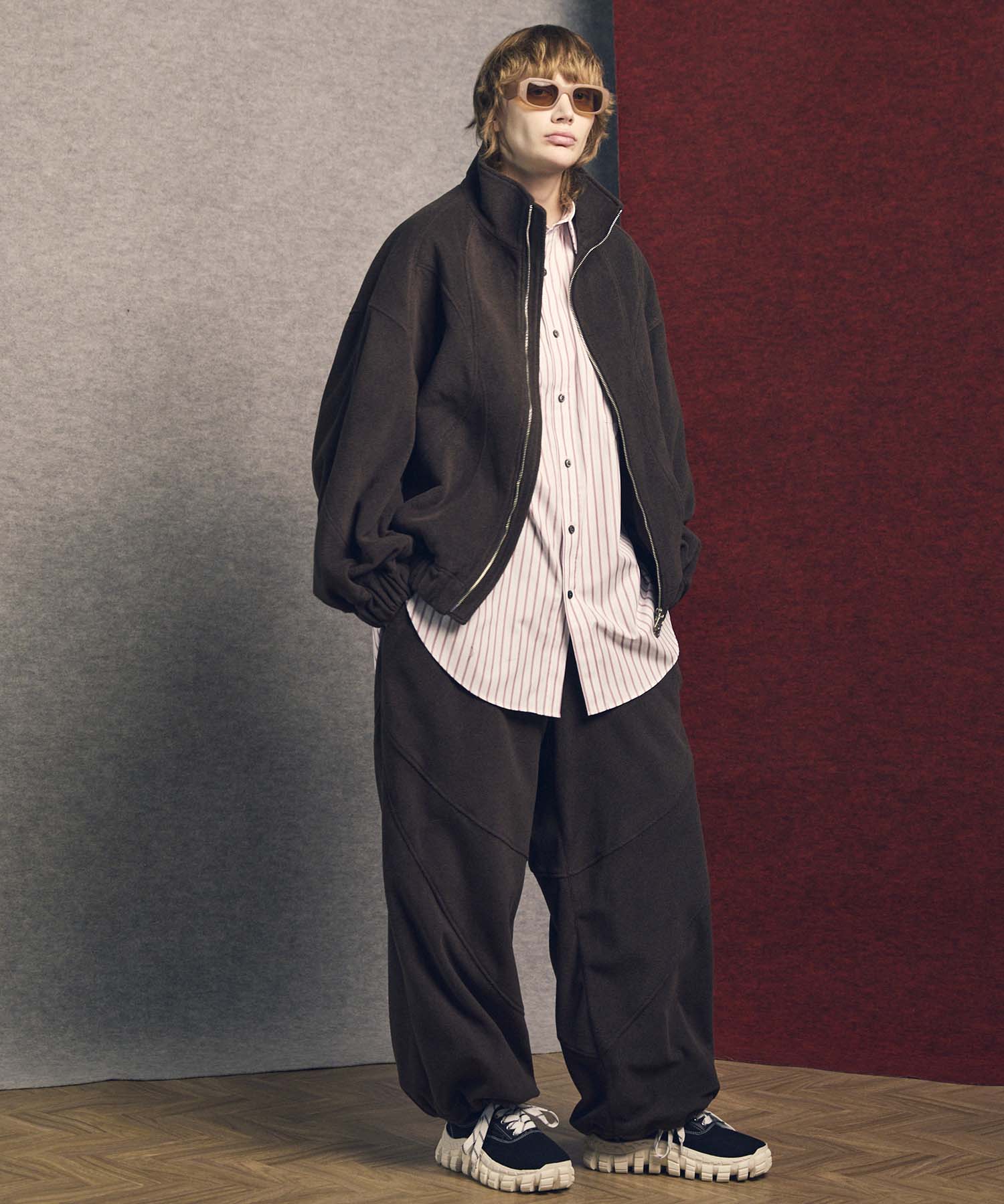 Prime-Over Denim Switching Blouson