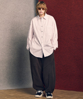 [意大利死库织物] Prime-Over常规衣领衬衫外套