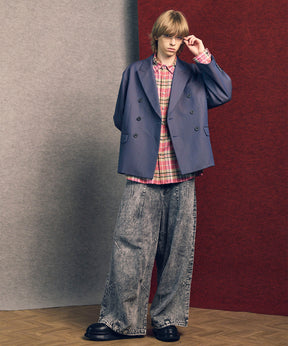 Prime-Wide Denim Balloon Pants