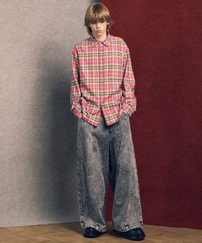 Prime-Wide Denim Balloon Pants