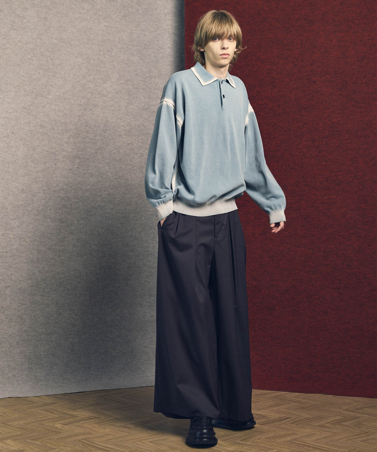 メゾンスペシャル　Prime-Over Long Length Shirt THOMAS MASON】Prime-Over Shirt