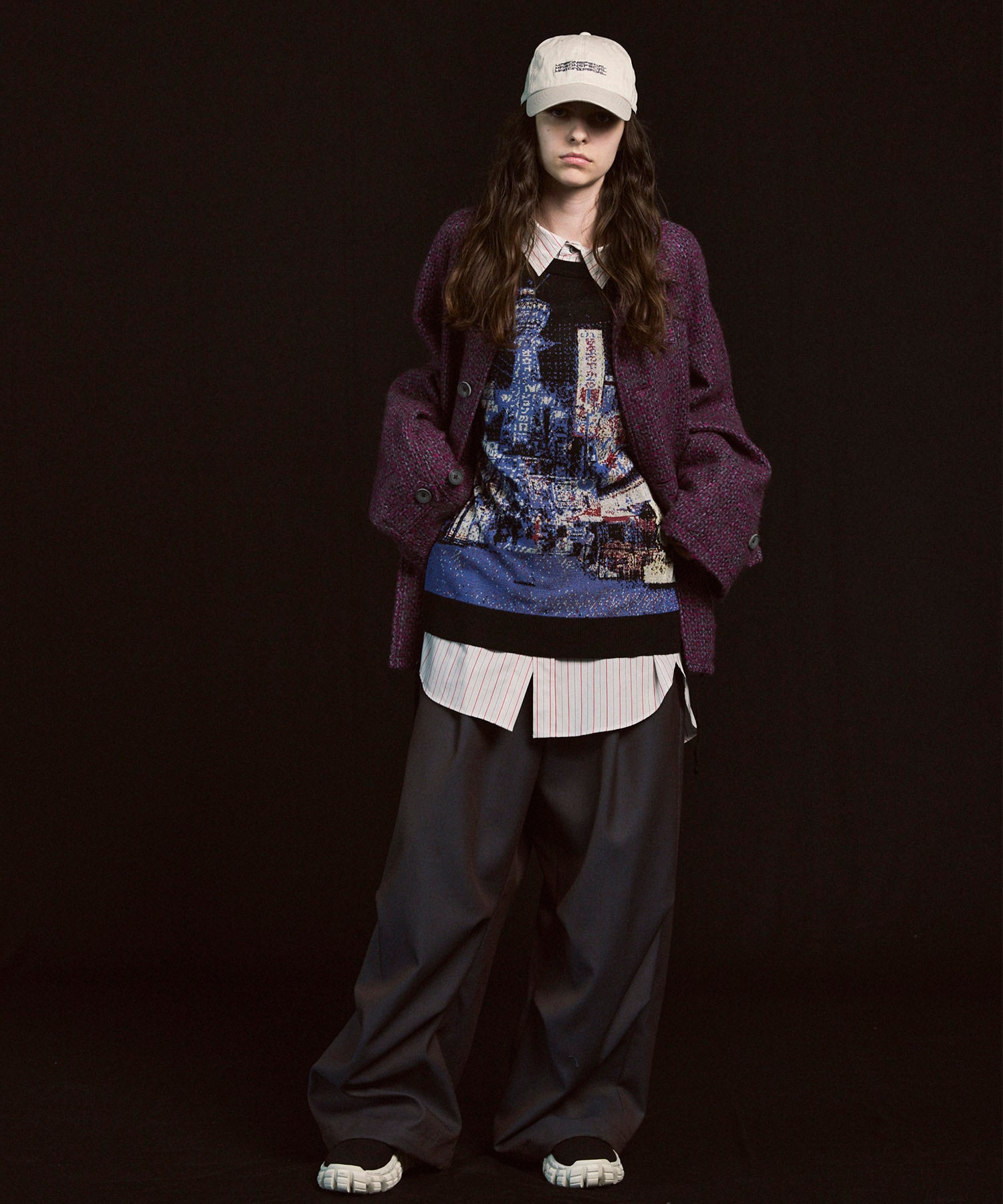 4 Colors Chambray Washable Wool Prime-Wide Snow Pants