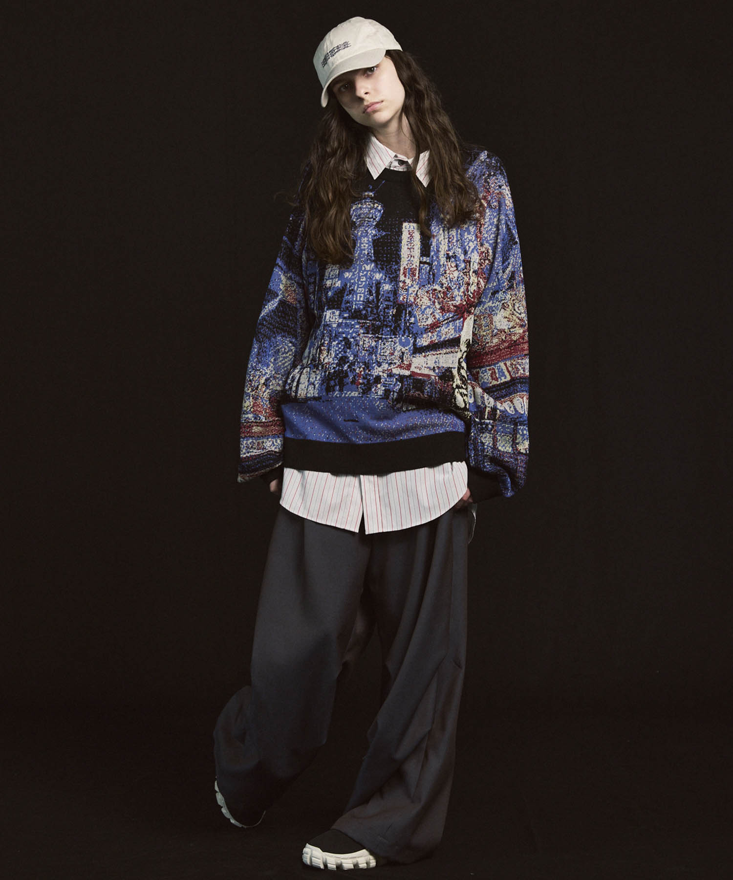 4 Colors Chambray Washable Wool Prime-Wide Snow Pants