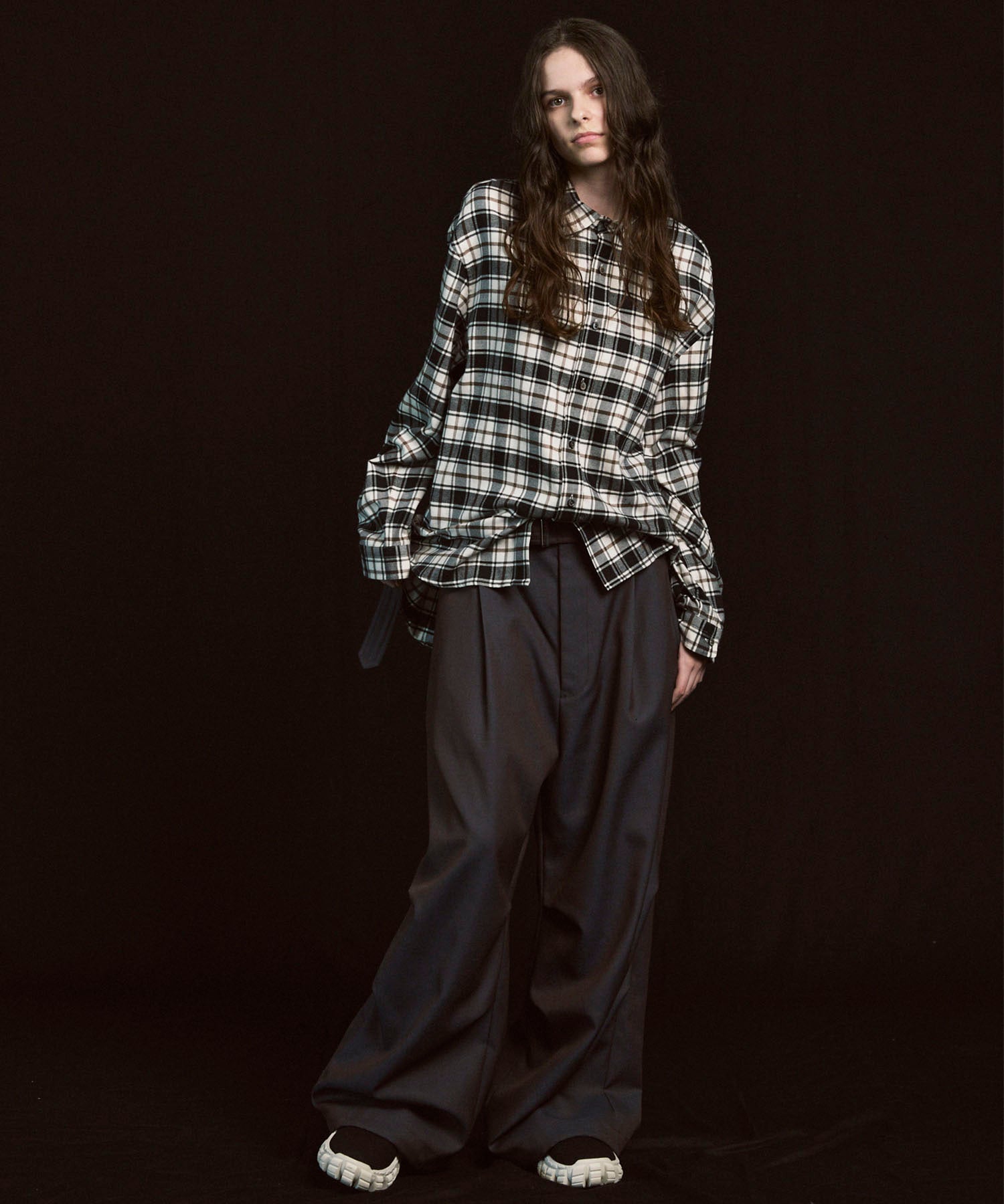 4 Colors Chambray Washable Wool Prime-Wide Snow Pants