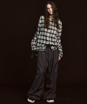 4 Colors Chambray Washable Wool Prime-Wide Snow Pants