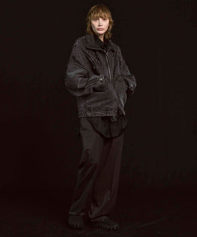 Prime-Over Denim Switching Blouson