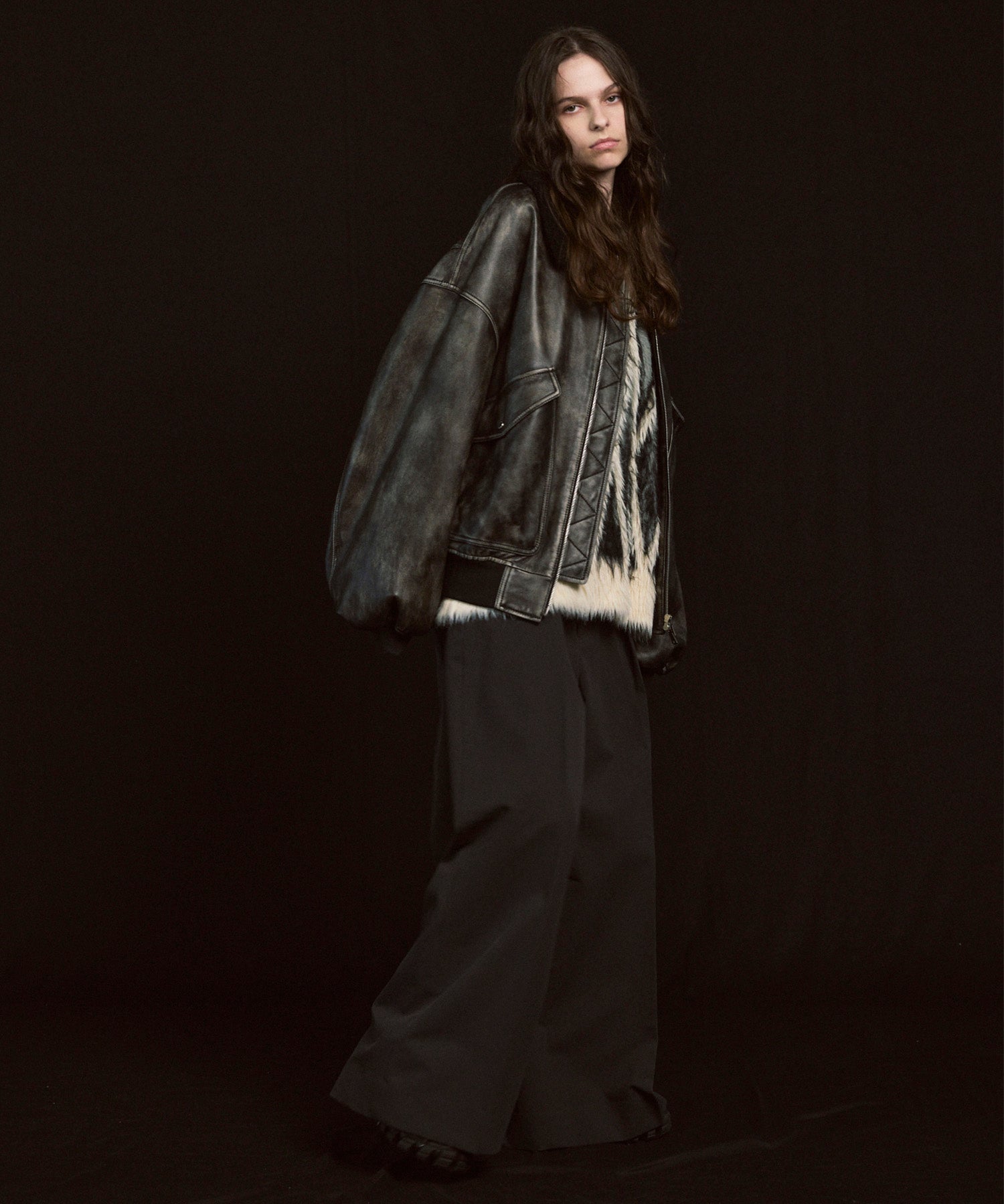 【25AW PRE-ORDER】Sheep Leather Mouton G-1飞行Jacket