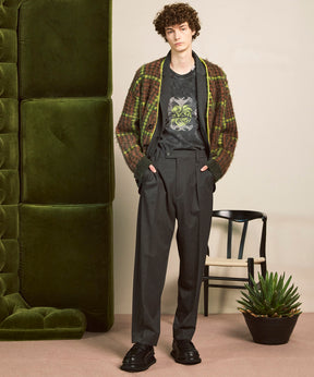 Gradation Short Length Prime-Over V-Neck Knit Pullover