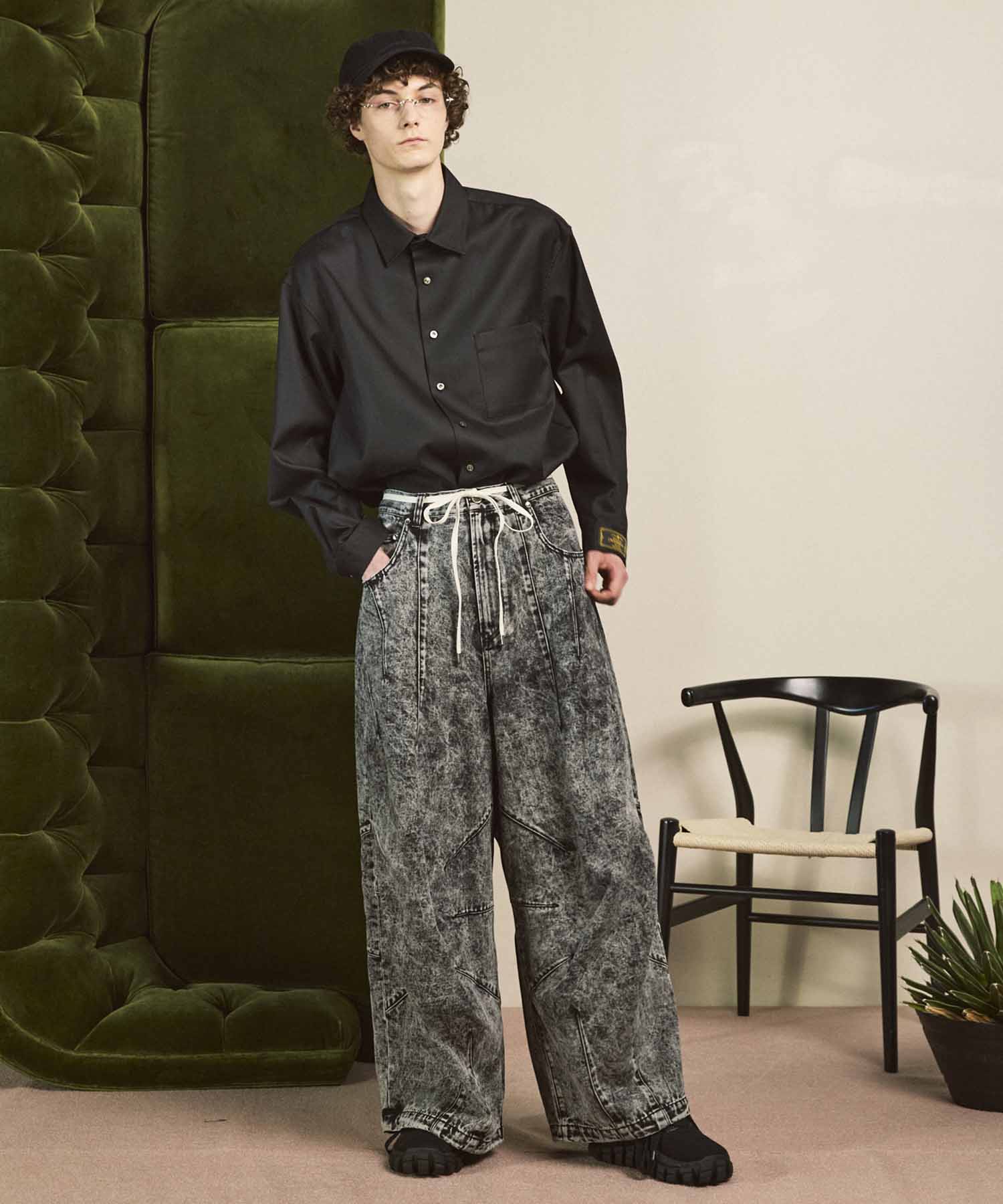 メゾンスペシャル　Prime-Wide Denim Balloon Pants Prime-Wide Denim Balloon Pants