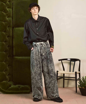 Prime-Wide Denim Balloon Pants