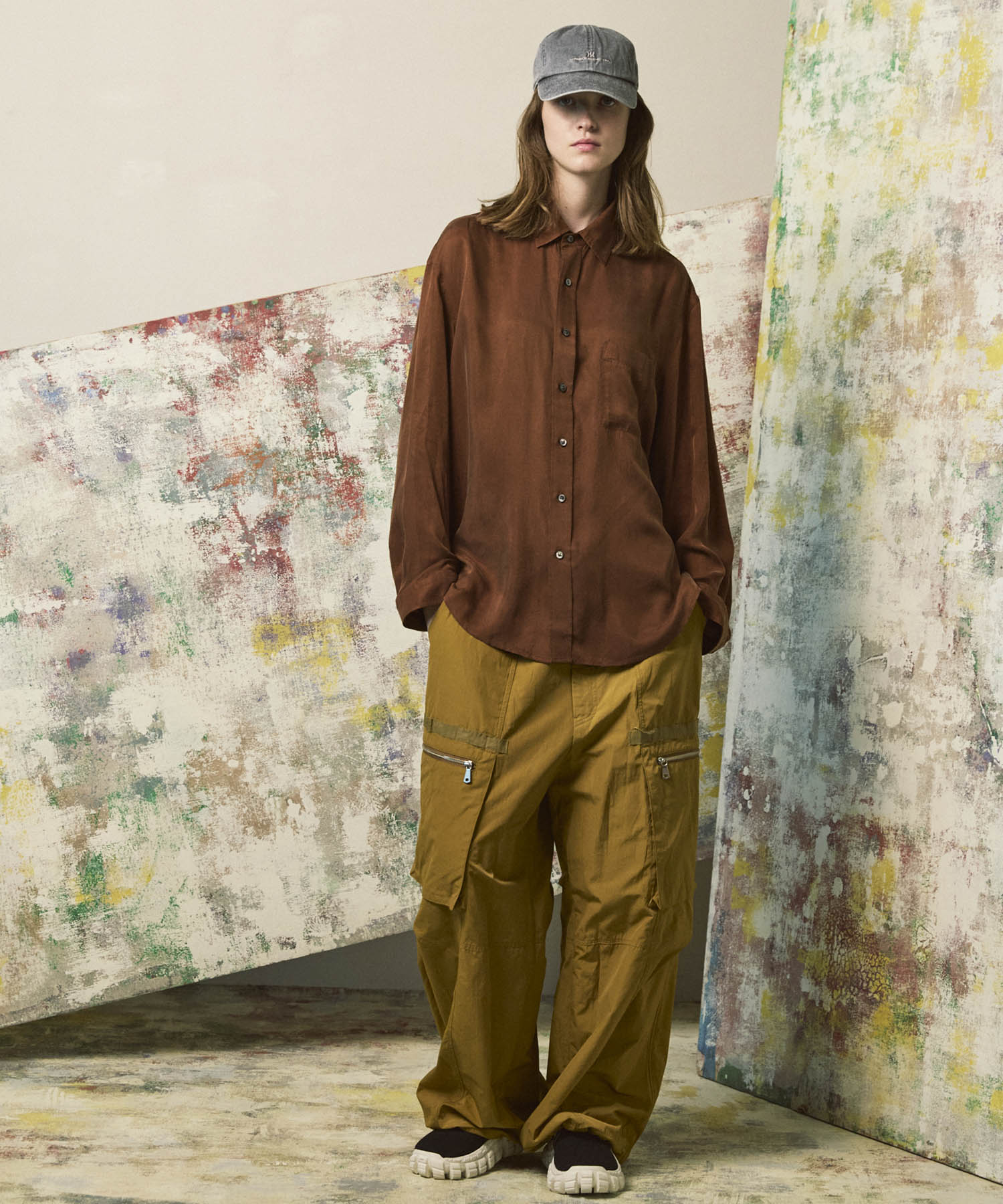 Big Pocket Wide Pants