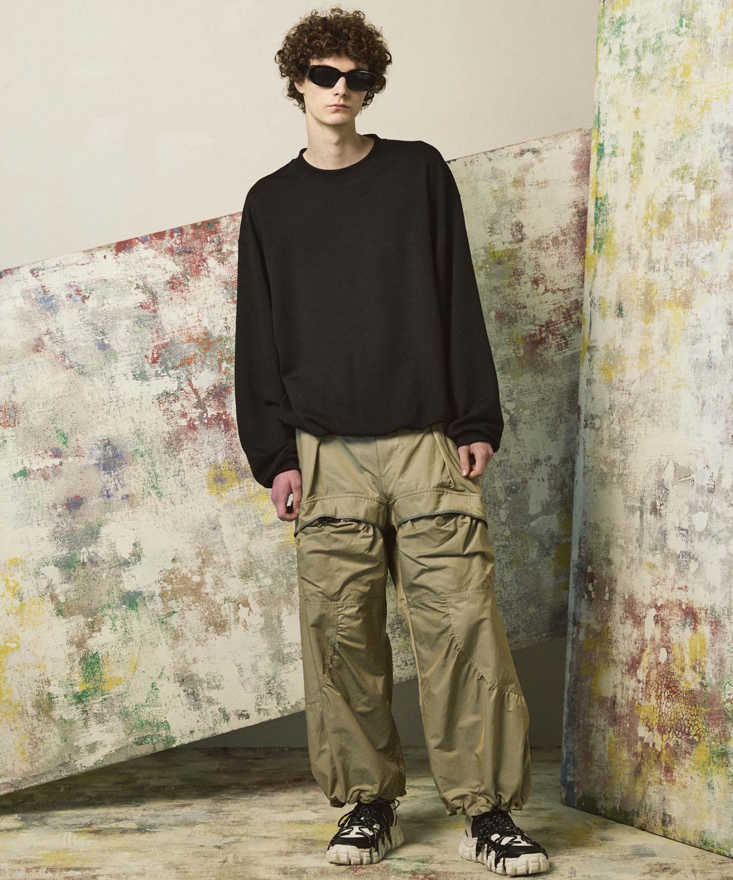 [25AW PRE-ORDER] Nuance Graphics Hand Stitching Long Sleeve TEE