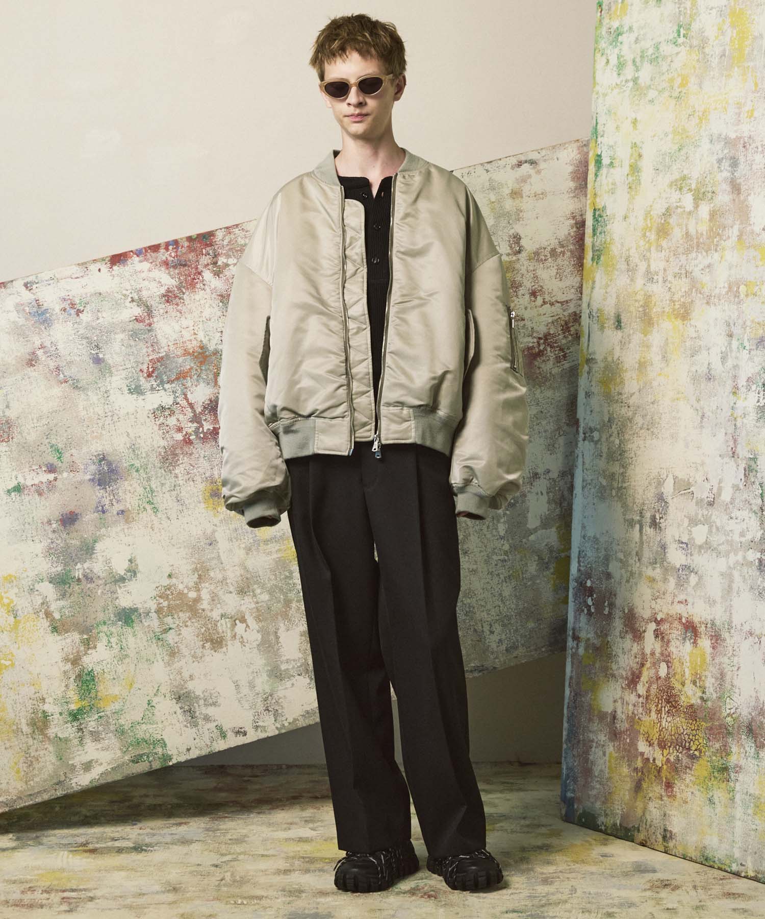 Prime-Over Crew Neck Long Sleeve Waffle T-Shirt