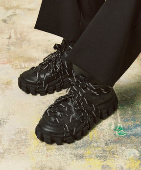 [SPECIAL SHOES FACTORY COLLABORATION] Rattling Sole Low-Cut Shoes