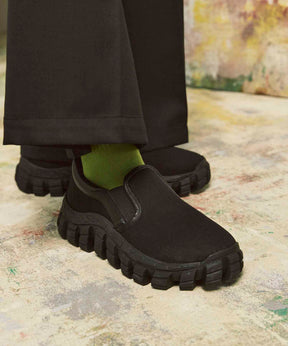 [SPECIAL SHOES FACTORY COLLABORATION] Rattling Sole Low-Cut Shoes