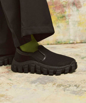 [SPECIAL SHOES FACTORY COLLABORATION] Rattling Sole Low-Cut Shoes