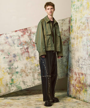 주요 멀티 포켓 블루슨