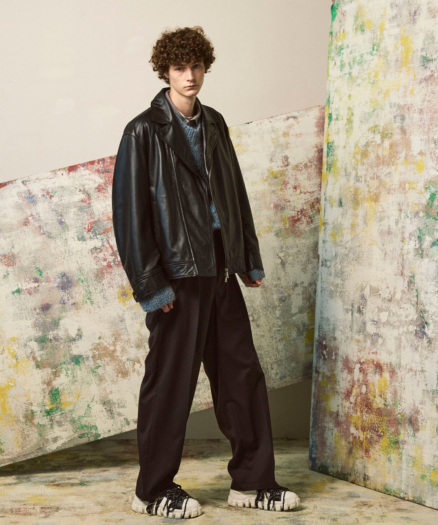 [25AW 사전 주문] 양 가죽 테일러드 더블 라이더 재킷