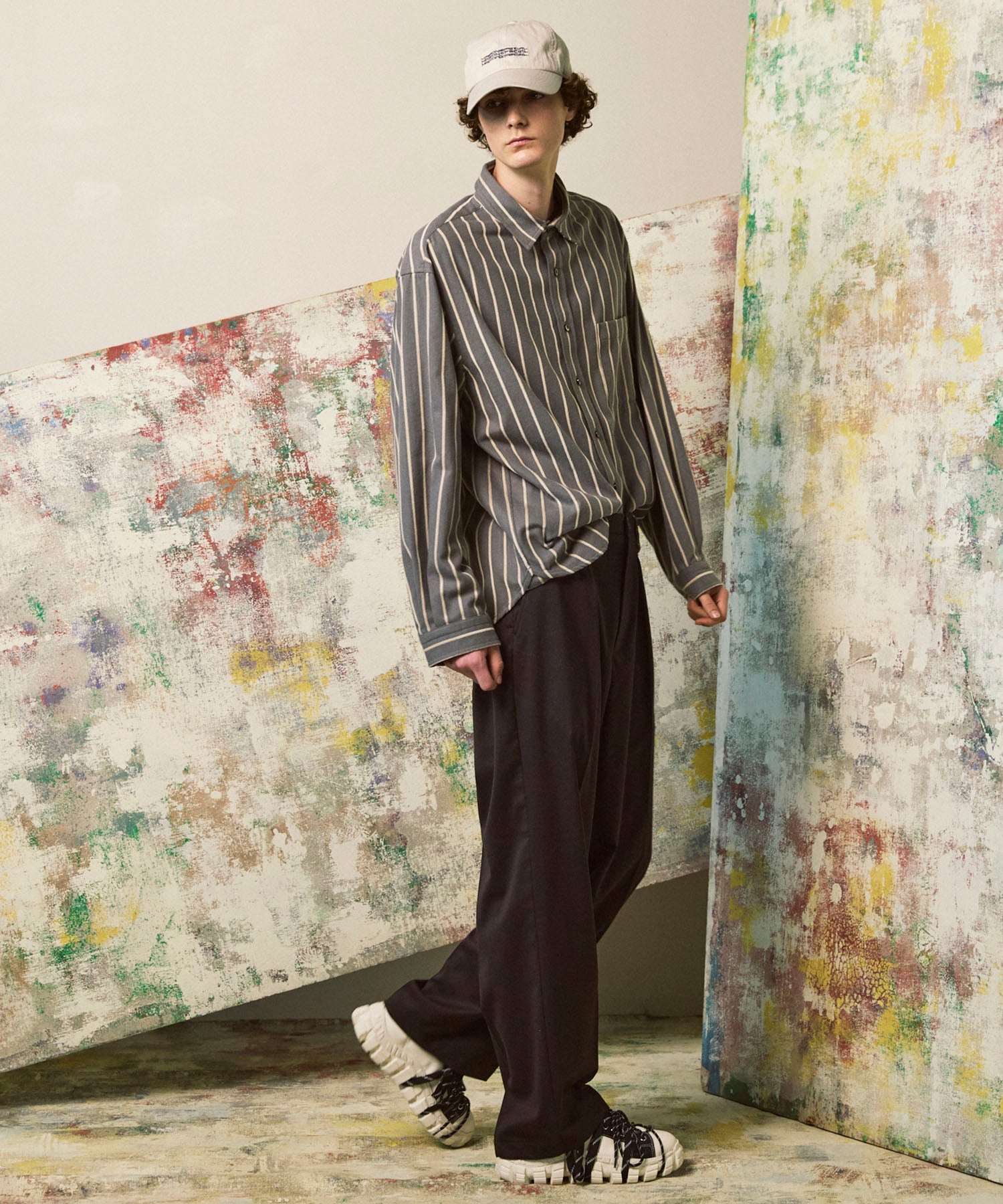 울 믹스 스무드 프라임 넓은 1짜리 넓은 바지