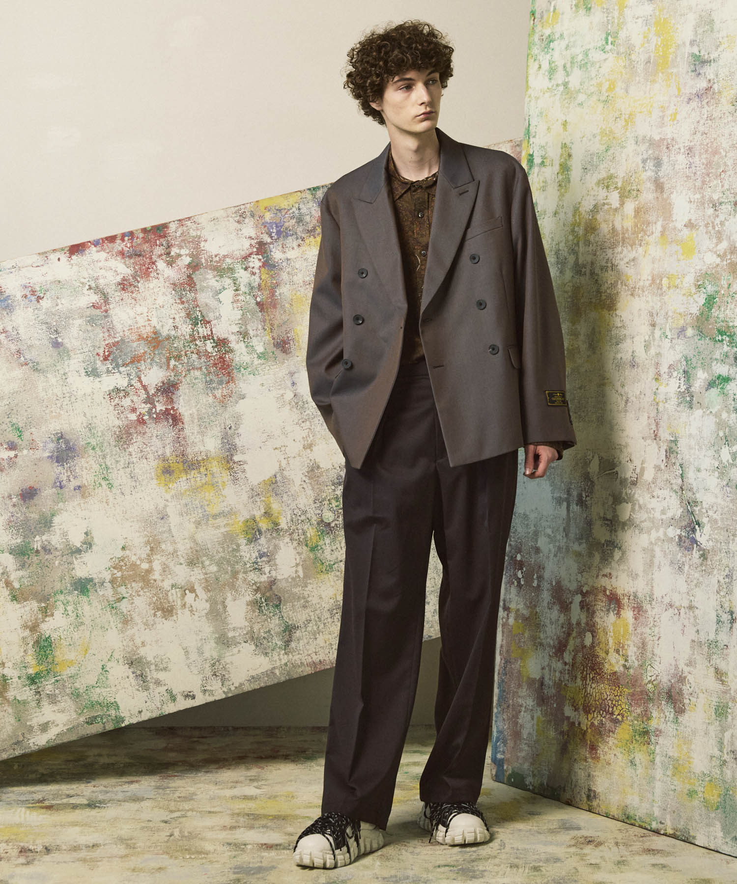 울 믹스 스무드 프라임 넓은 1짜리 넓은 바지