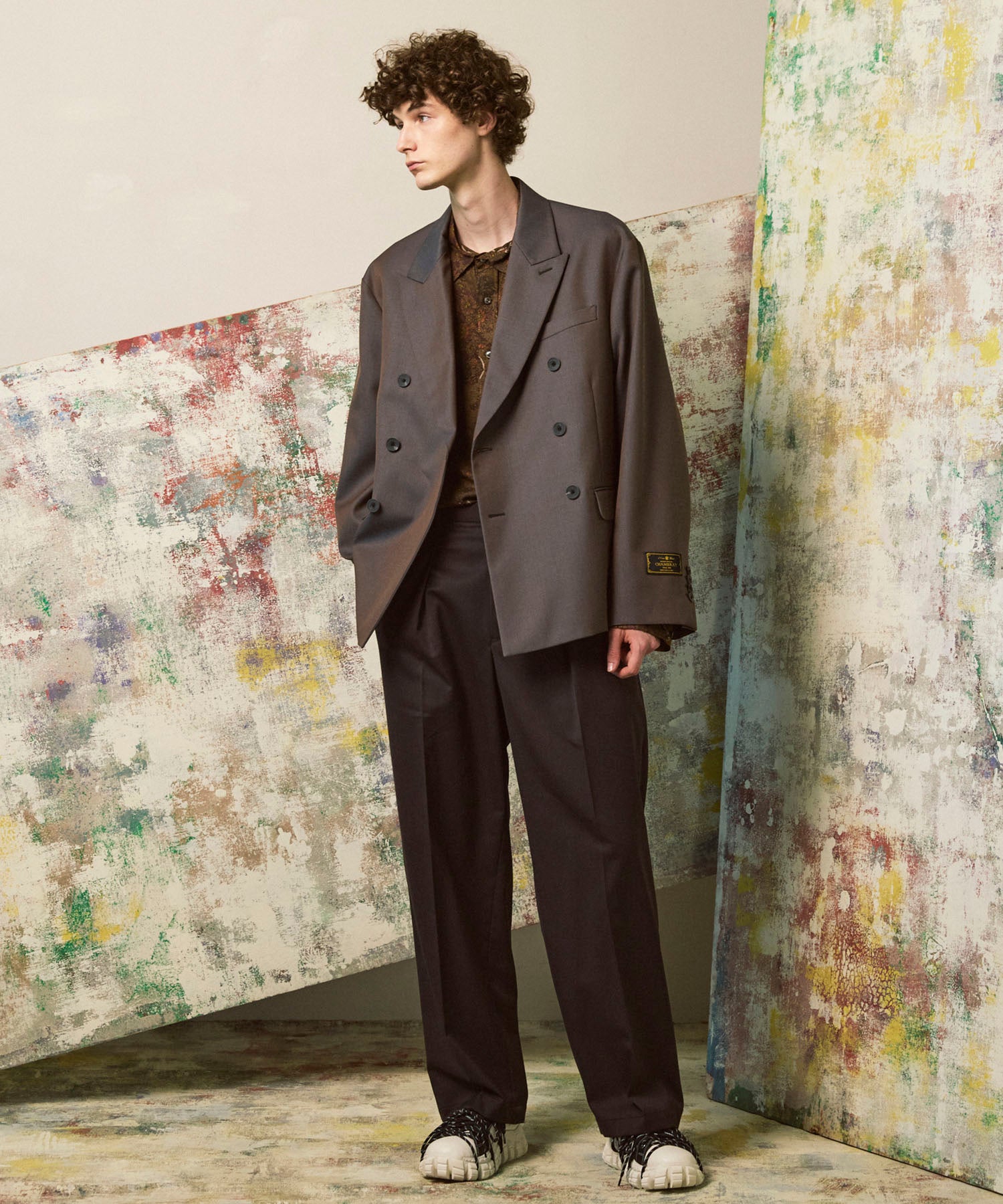 [이탈리아 데드 스톡 패브릭] 프라임 오버 일반 칼라 셔츠