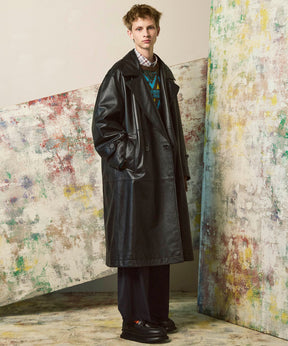 【PRE-ORDER】Sheep Leather Long Coat