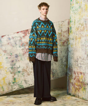 [意大利死库织物] Prime-Over常规衣领衬衫外套