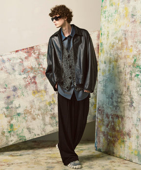 Mix Color Fancy Yarn Prime-Over Knit Cardigan