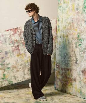 4 Colors Chambray Washable Wool Prime-Over Regular Collar Shirt Coat